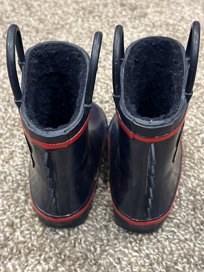 Toddler Boys, Monster, Lined Rubber Boots, size 5, EUC, Shoes 5 (Walkers:12-24 mth)