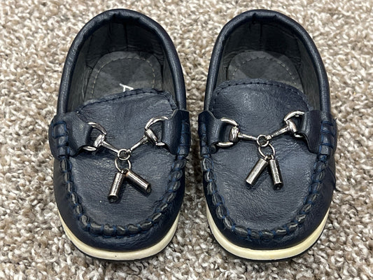 Toddler Boys, Navy Boats Shoes, size 5.5, VGUC, Shoes 5.5 (Walkers:12-24 mth)
