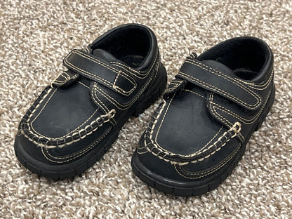 Toddler Boys, Black Shoes, size 5, VGUC, Shoes 5 (Walkers:12-24 mth)