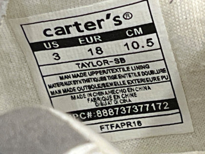 Carter's, Velcro Sneakers, toddler, size 3, VGUC, Shoes 3 (Baby: 0-12 mth)
