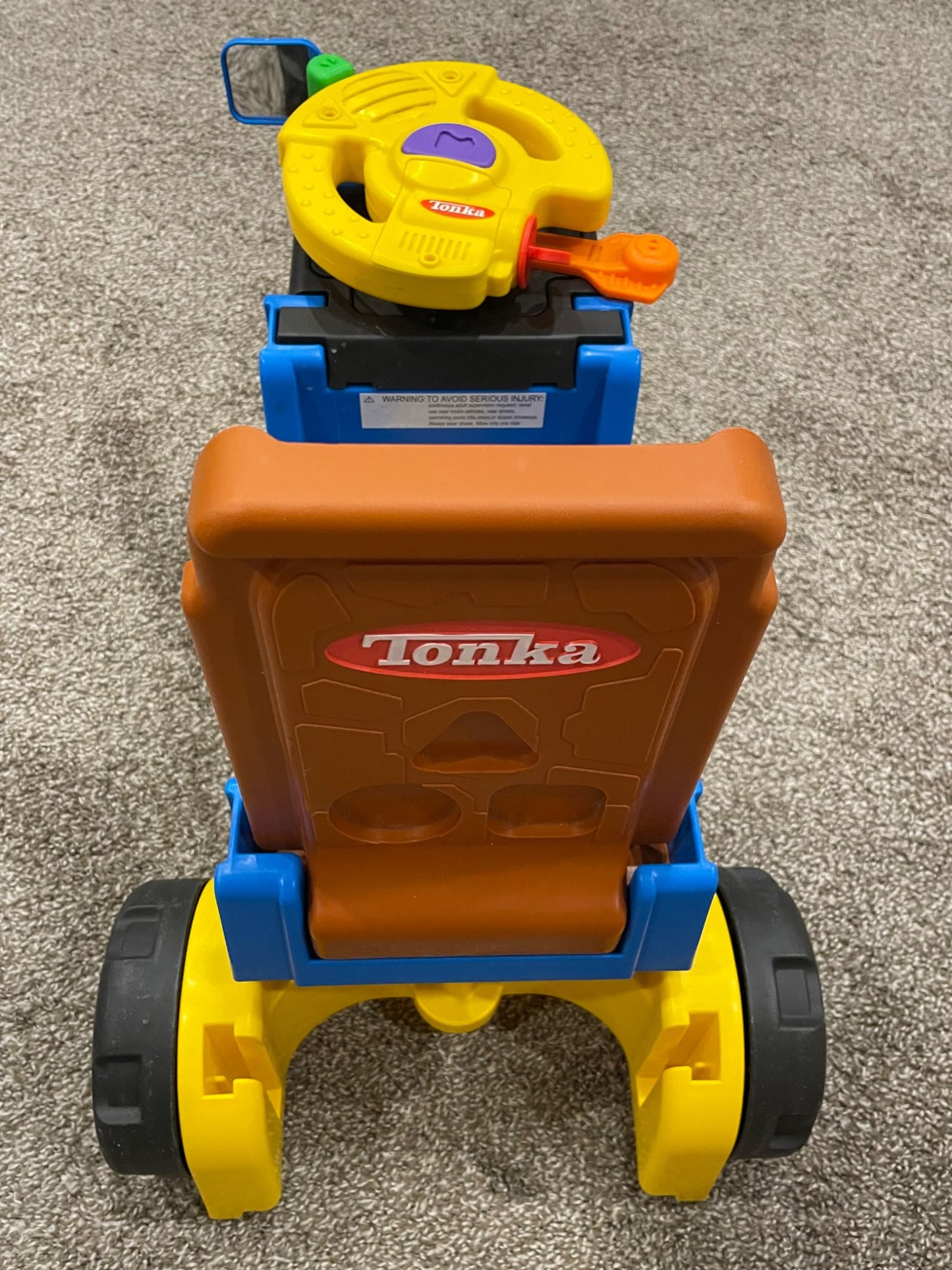 Hasbro Playskool Tonka Scoot ‘N Scoop 3 in 1 Ride-on Truck, Construction Vehicle
