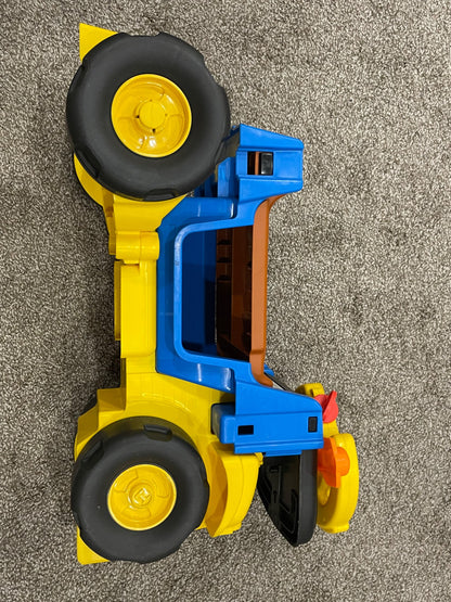 Hasbro Playskool Tonka Scoot ‘N Scoop 3 in 1 Ride-on Truck, Construction Vehicle