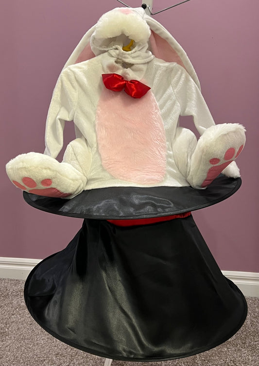 Bunny Rabbit in Magician’s Hat Costume, size 2, VGUC, Kids 2T