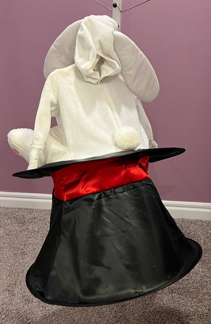 Bunny Rabbit in Magician’s Hat Costume, size 2, VGUC, Kids 2T