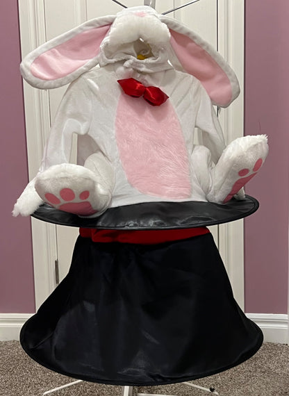 Bunny Rabbit in Magician’s Hat Costume, size 2, VGUC, Kids 2T
