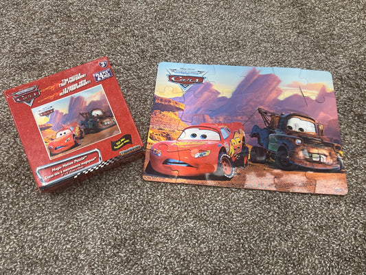 Disney Cars Magic Motion Puzzle, 24 Piece, VGUC