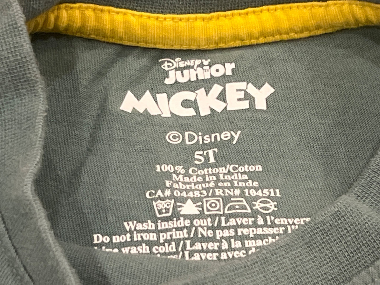 Disney Junior Mickey Mouse L/S Shirt, size 5T, VGUC, Kids 5/5T