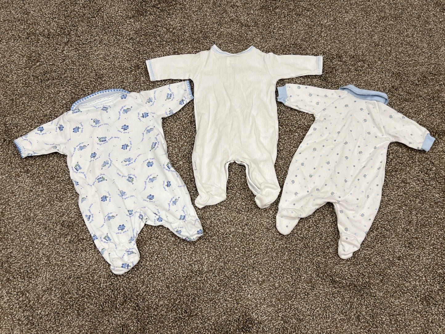 Bundle of 3 Preemie Sleepers, size fits up to 5 lbs, VGUC, Kids Newborn