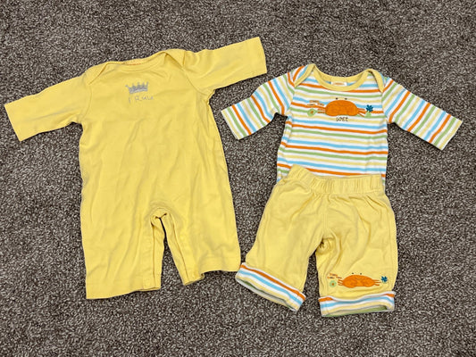 Yellow Gymboree Preemie Newborn Outfits, fits up to 7lbs, VGUC, Kids Newborn