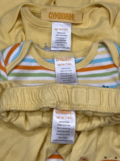 Yellow Gymboree Preemie Newborn Outfits, fits up to 7lbs, VGUC, Kids Newborn