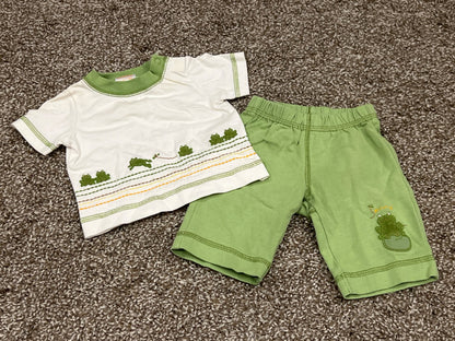 Gymboree Preemie Newborn Froggie Outfit, fits up to 7 lbs, VGUC, Kids Newborn