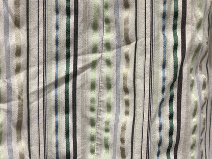 Motherhood Maternity, 3/4 sleeve striped dress shirt, size Medium, VGUC, Maternity M (8-10)