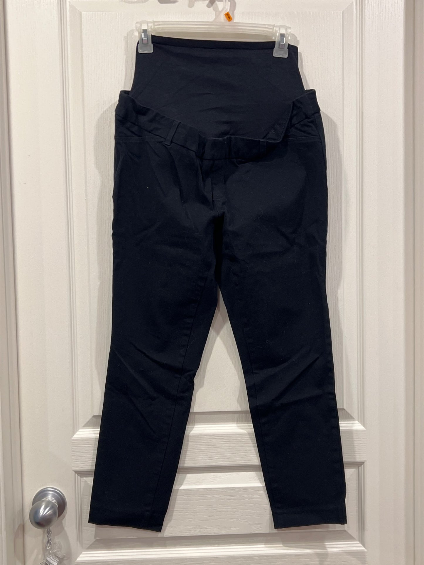 Old Navy Maternity, Black Pants with Full Panel, size 8, VGUC , Maternity M (8-10)