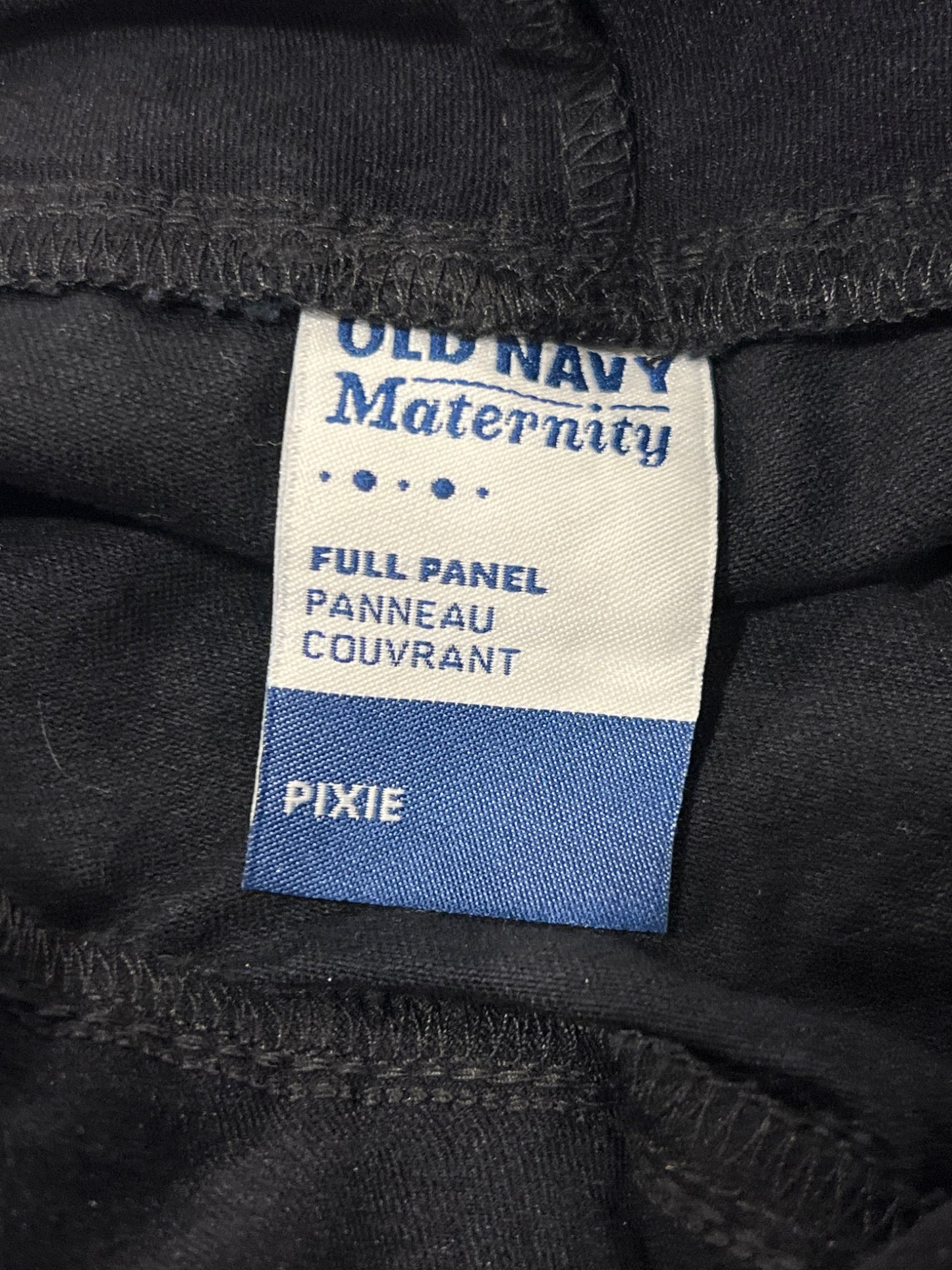Old Navy Maternity, Black Pants with Full Panel, size 8, VGUC , Maternity M (8-10)