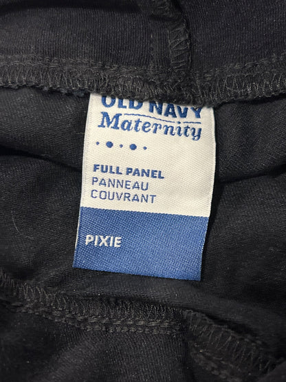 Old Navy Maternity, Black Pants with Full Panel, size 8, VGUC , Maternity M (8-10)