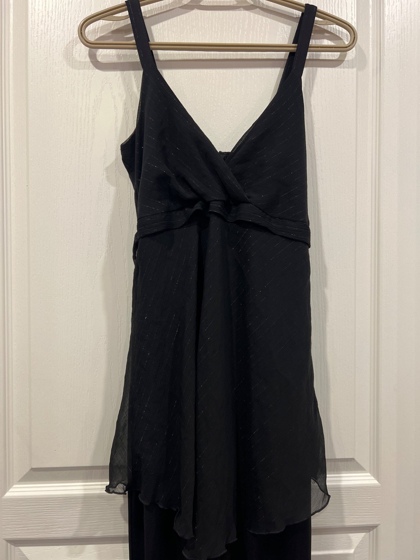 Thyme Maternity, black dressy jumpsuit/romper, size X-Small, VGUC, Maternity XS (0-2)