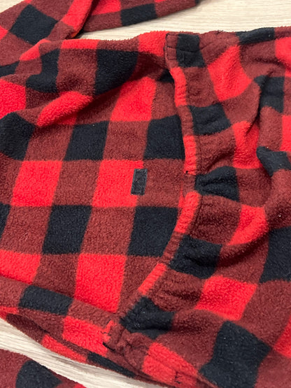 Kids Pookie, Buffalo Plaid Onesie Fleece Pajamas, size S (approx. 3-4), VGUC, Kids 3T