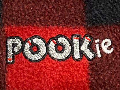 Kids Pookie, Buffalo Plaid Onesie Fleece Pajamas, size S (approx. 3-4), VGUC, Kids 3T