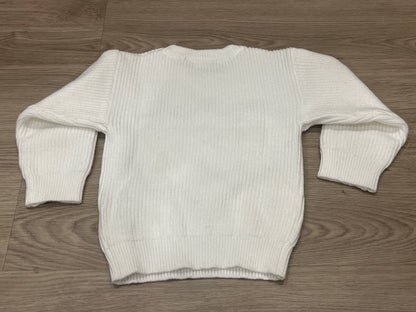 Girls, white sweater with “One” on front, size 12-18mos, EUC, Kids 18 Month (12-18M)