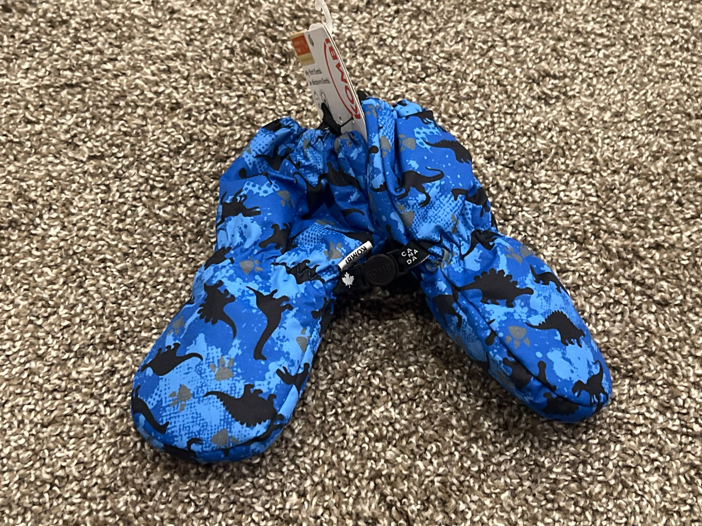 Kombi Thumbless Mitts, My First Kombi, Dinosaur print, size 12-24 mos, NWT, Kids 18 Month (12-18M)