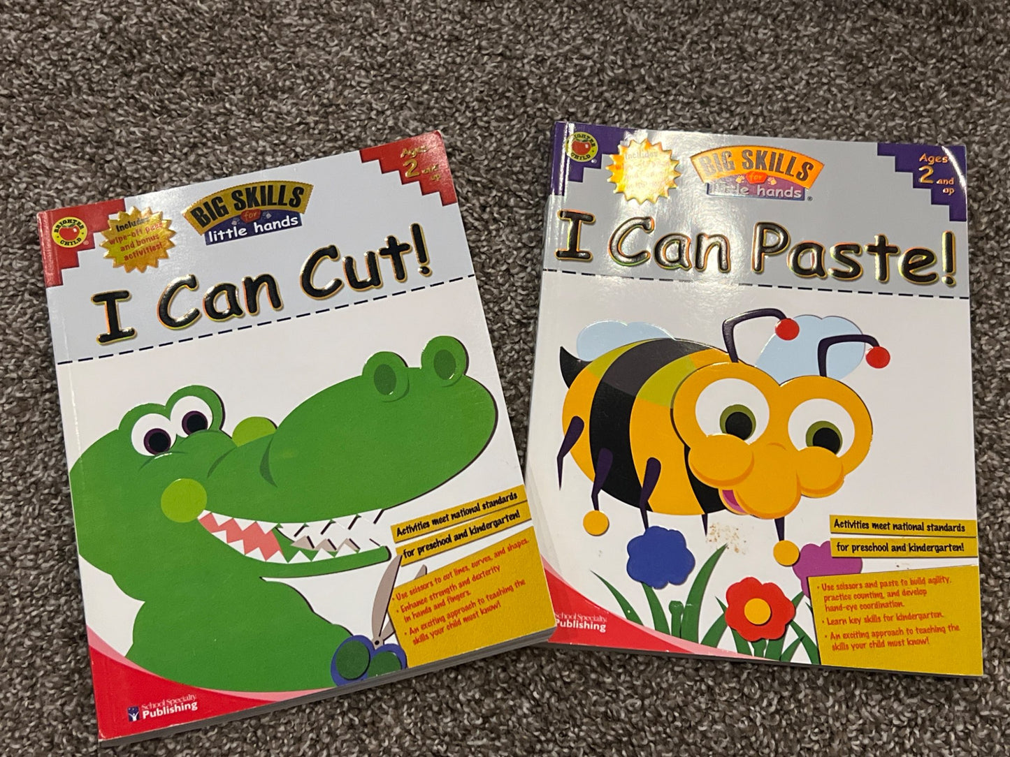 Big Skills for Little Hands book lot, for Ages 2 and up, EUC, MSRP ~$40 CAD