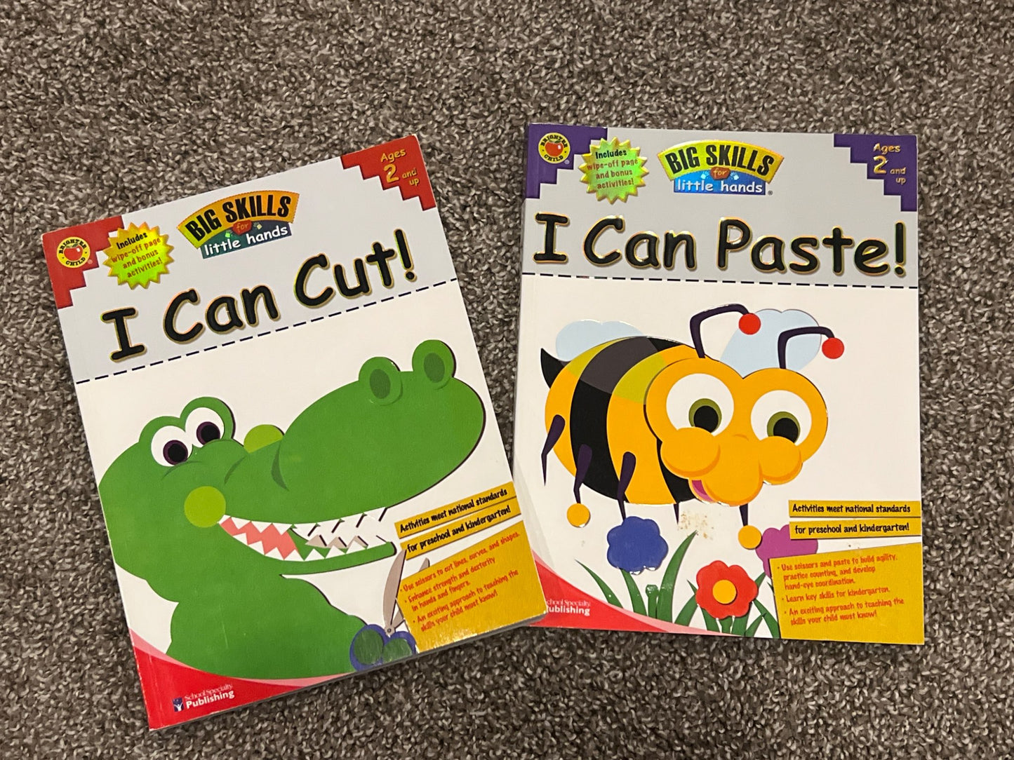 Big Skills for Little Hands book lot, for Ages 2 and up, EUC, MSRP ~$40 CAD