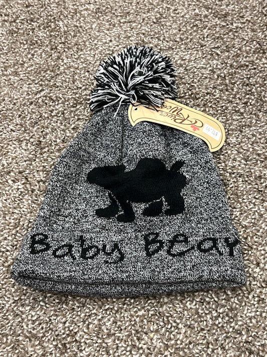 Kids Knit "Baby Bear" Winter Toque with PomPom, Hat, NWT, MSRP $12.99