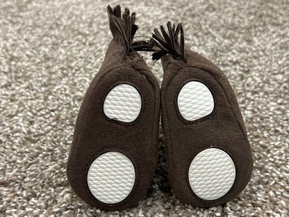 Brown Cowboy boot crib shoes, newborn size, EUC, Shoes 0 (Baby: 0-12 mth)
