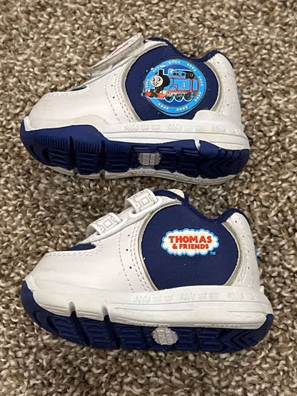 Thomas and Friends, Velcro running shoes, sneakers, size 2, VGUC (Thomas the Train, Thomas the Tank Engine) , Shoes 2 (Baby: 0-12 mth)