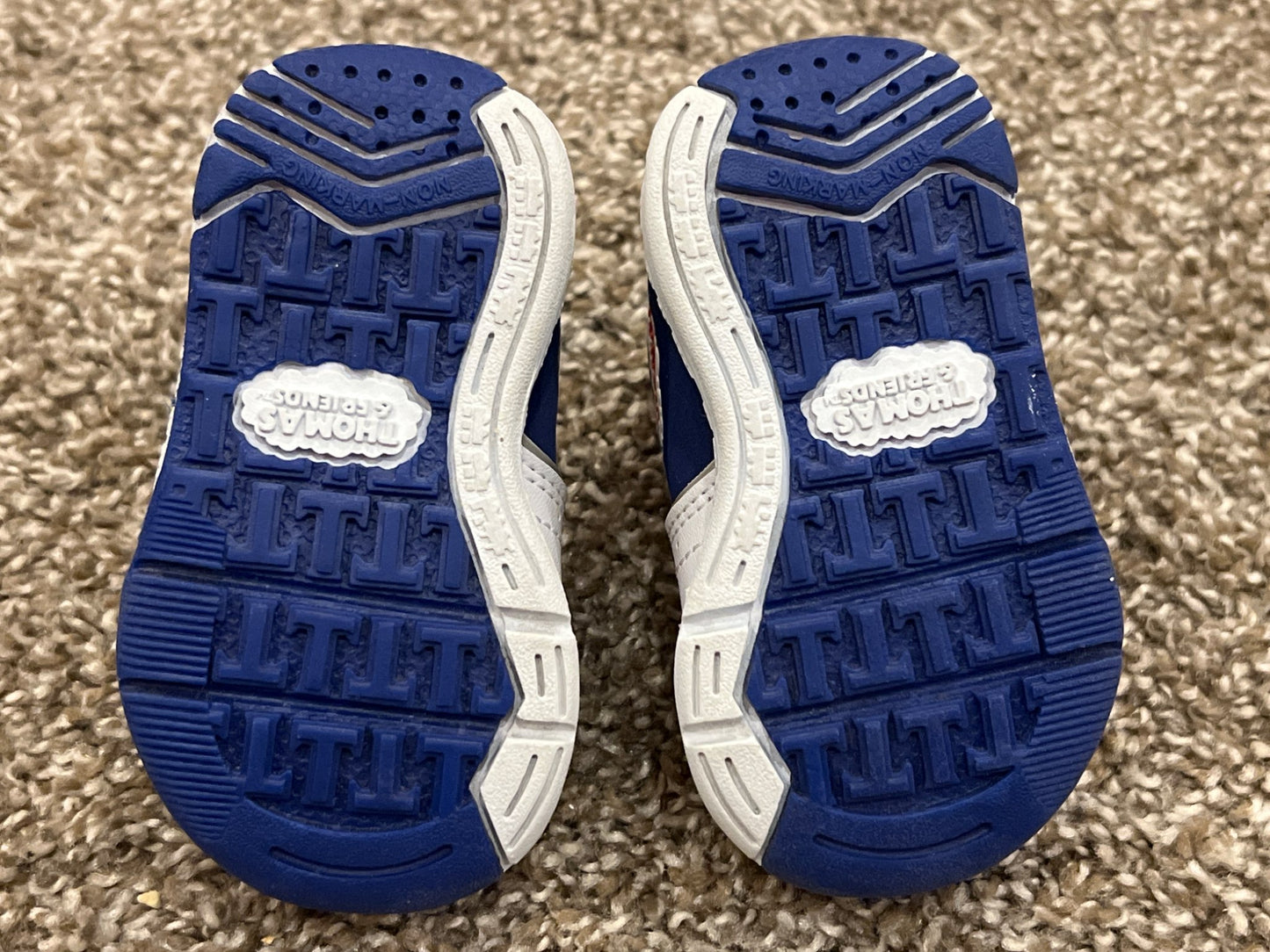 Thomas and Friends, Velcro running shoes, sneakers, size 2, VGUC (Thomas the Train, Thomas the Tank Engine) , Shoes 2 (Baby: 0-12 mth)