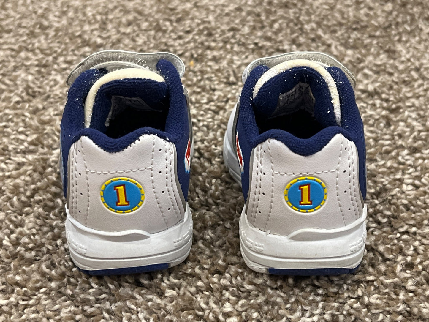 Thomas and Friends, Velcro running shoes, sneakers, size 2, VGUC (Thomas the Train, Thomas the Tank Engine) , Shoes 2 (Baby: 0-12 mth)