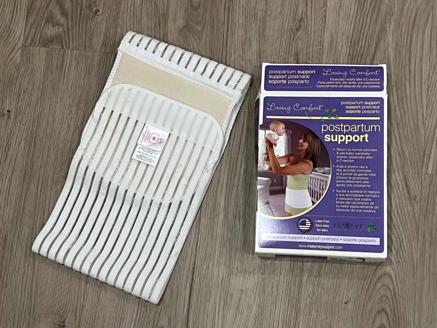 Postpartum Support Belt from Loving Comfort, size Medium (32" - 38"), VGUC, MSRP $43-45 CAD, Maternity M (8-10)