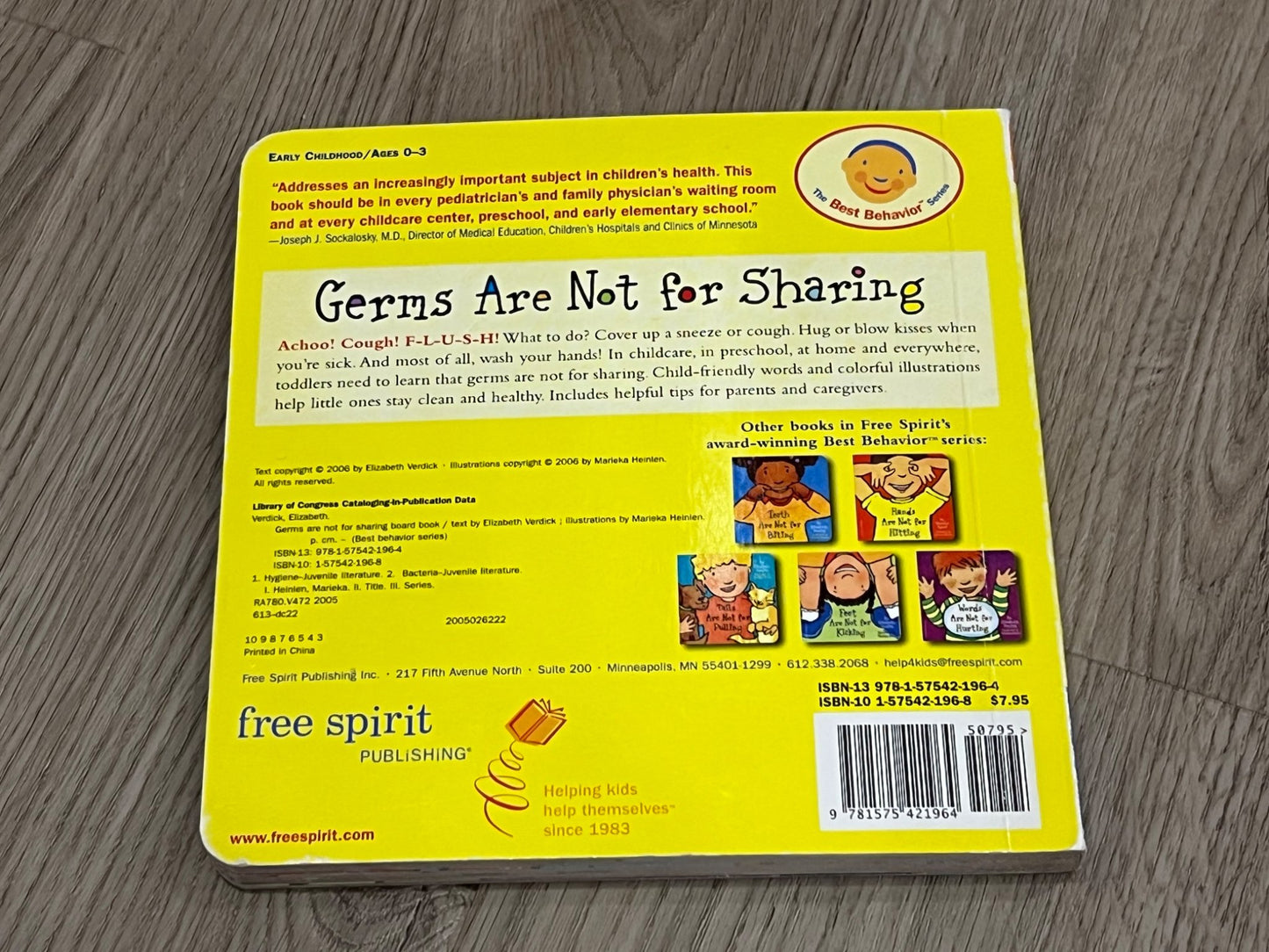 Bundle of 6 of The Best Behavior Series Books, GUC, MSRP $53.70  (for all 6)