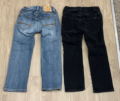 Bundle of  2pairs of Jeans from Abercrombie Kids, size 5/6, VGUC MSRP $59.99 CAD each pair, Kids 5/5T