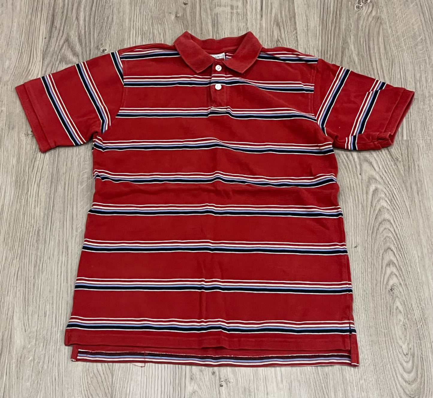 Boys Red Striped Polo Top, size 10-12, VGUC, Kids 10