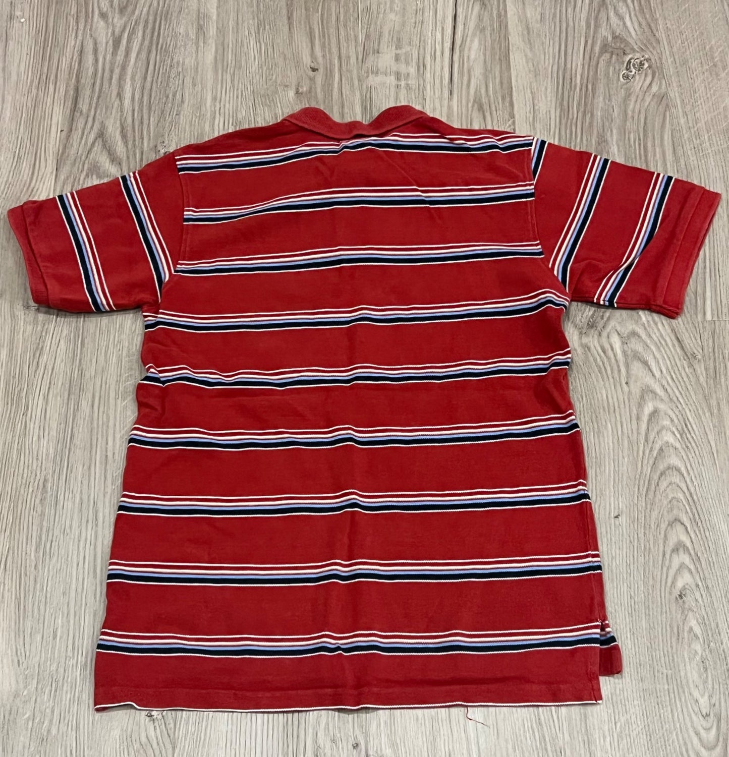 Boys Red Striped Polo Top, size 10-12, VGUC, Kids 10