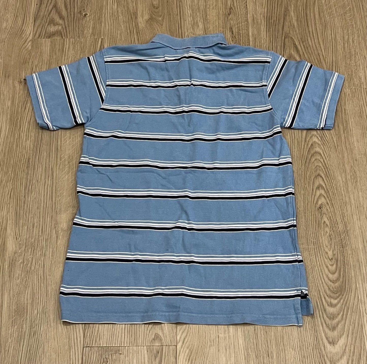 Boys, light blue striped Polo, size 10-12, VGUC, Kids 10