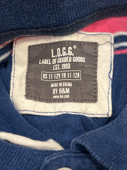 Boys Striped Polo from L.O.G.G. by H&M, size 11-12, VGUC , Kids 10