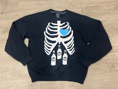 Matching Maternity Halloween Skeleton Sweatshirts, Ladies Small, VGUC, Maternity S (4-6)
