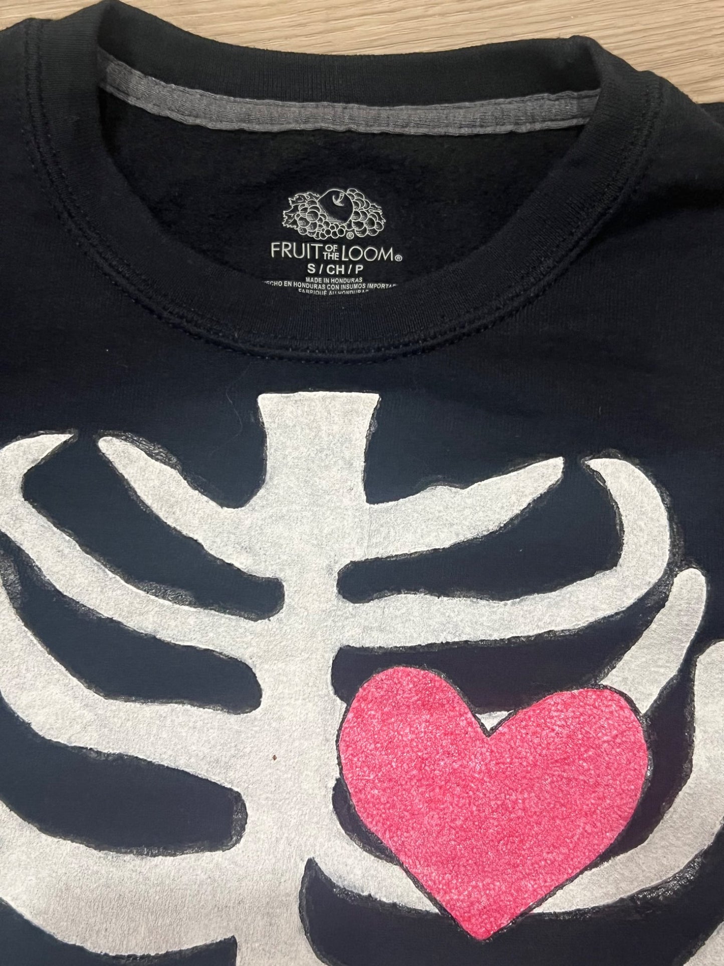 Matching Maternity Halloween Skeleton Sweatshirts, Ladies Small, VGUC, Maternity S (4-6)