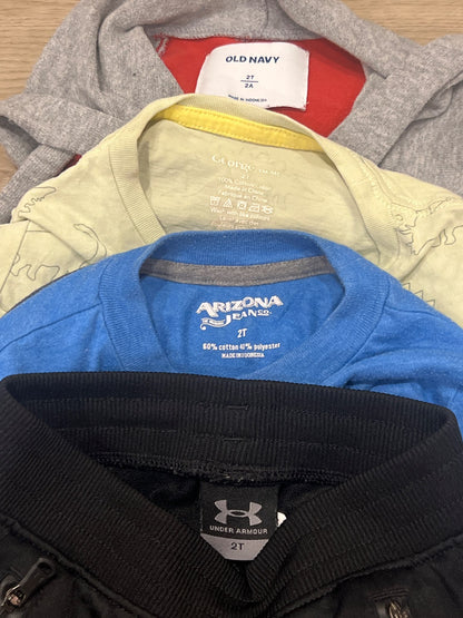 Boys Clothing Bundle, 4 pieces, size 2. VGUC (brands include: Old Navy, Under Armour, George, and Arizona Jeans) , Kids 2T