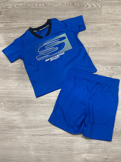 Boys Skechers 3-pc Tank Top, T-shirt and Shorts Set, size 4T, EUC, Kids 4/4T