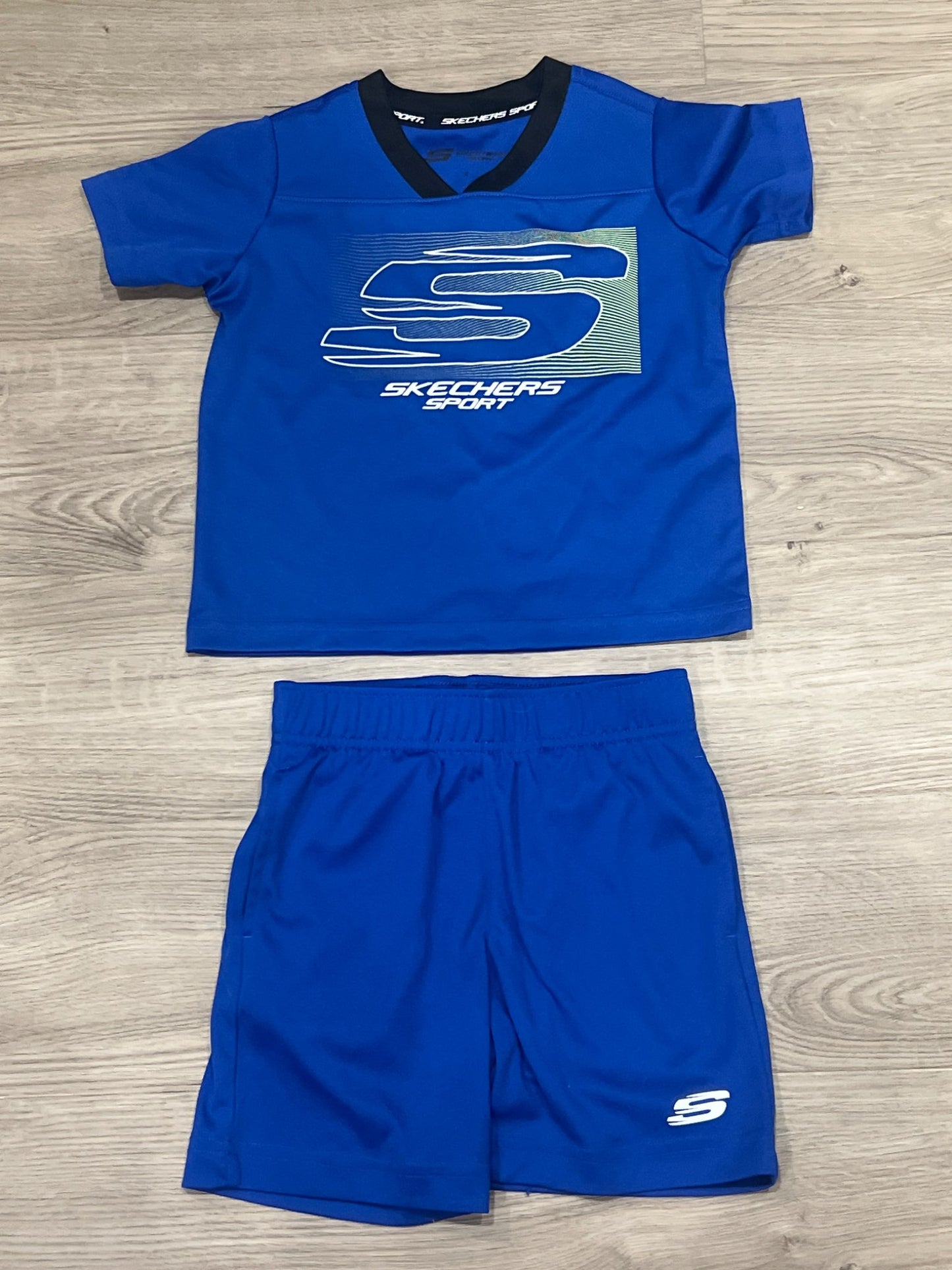 Boys Skechers 3-pc Tank Top, T-shirt and Shorts Set, size 4T, EUC, Kids 4/4T