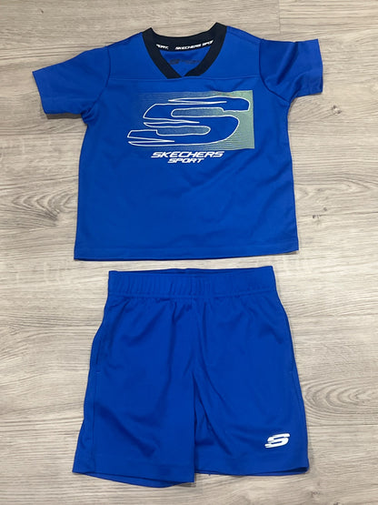 Boys Skechers 3-pc Tank Top, T-shirt and Shorts Set, size 4T, EUC, Kids 4/4T