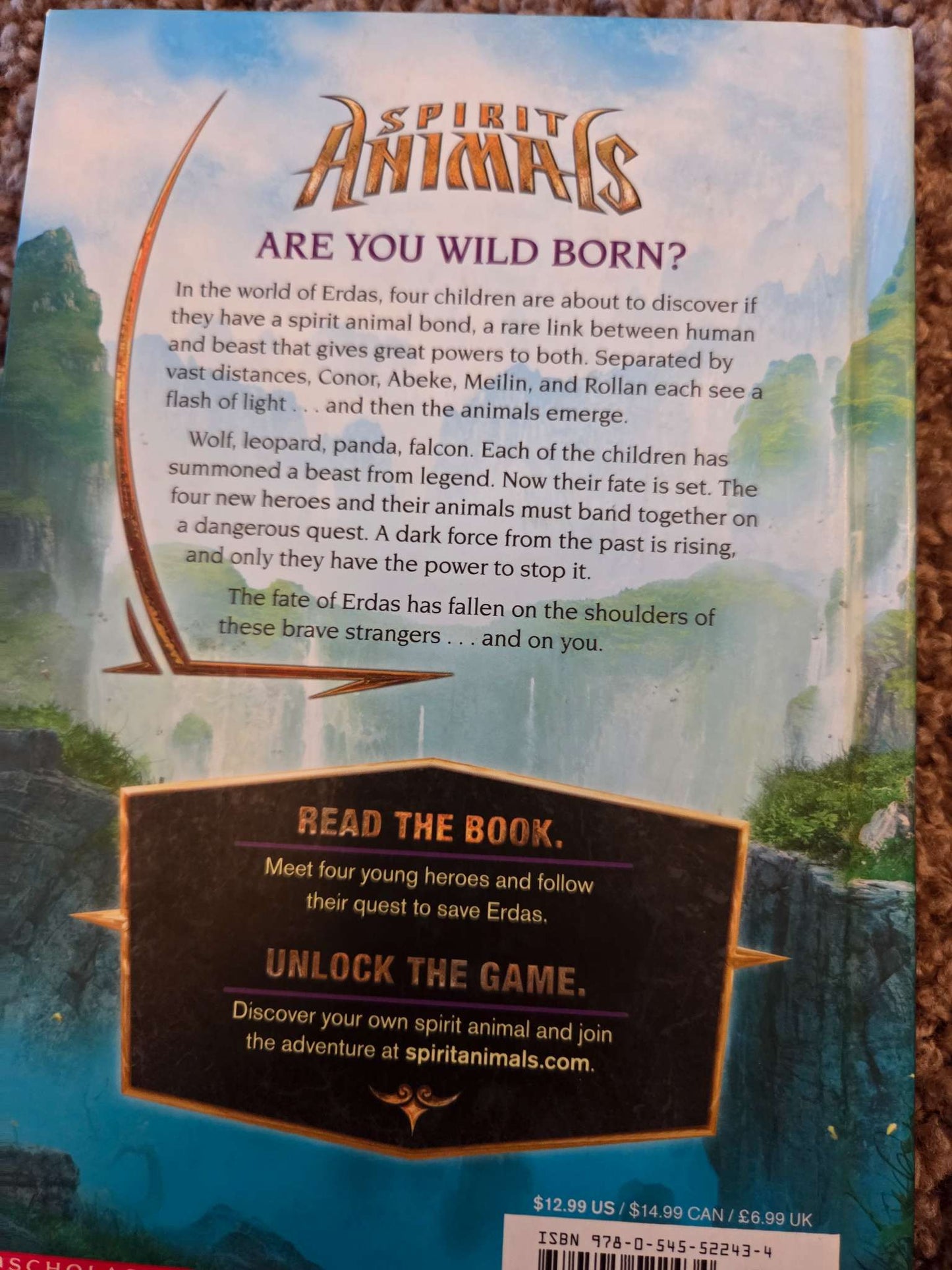 Spirit Animal Novels, 3 x hardcover