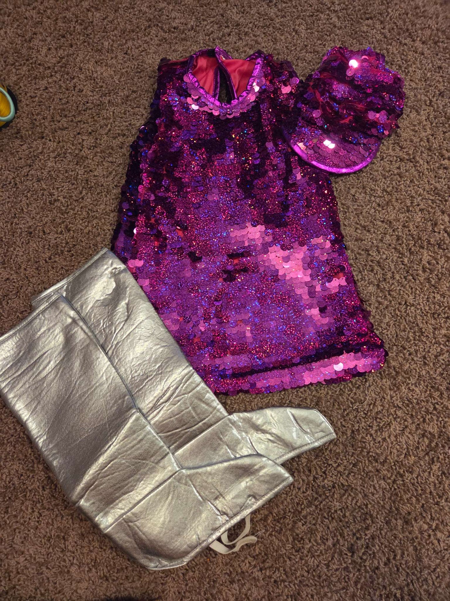 girls disco costume, ages 3-4, Kids 3T