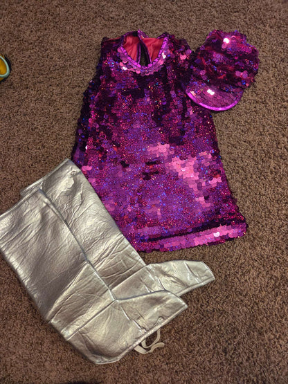 girls disco costume, ages 3-4, Kids 3T