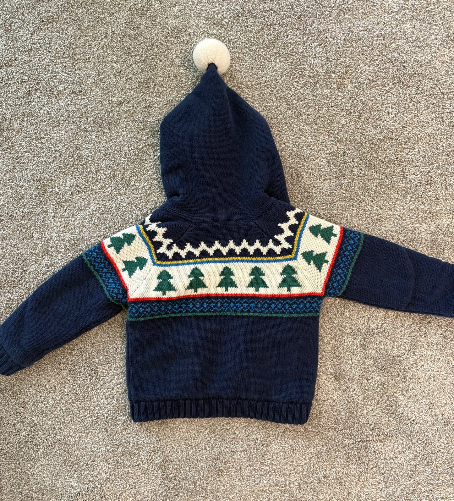 Hanna Andersson Sherpa Lined Hoodie/Sweater Size 3T - thick, warm and perfect for christmas! , Kids 3T