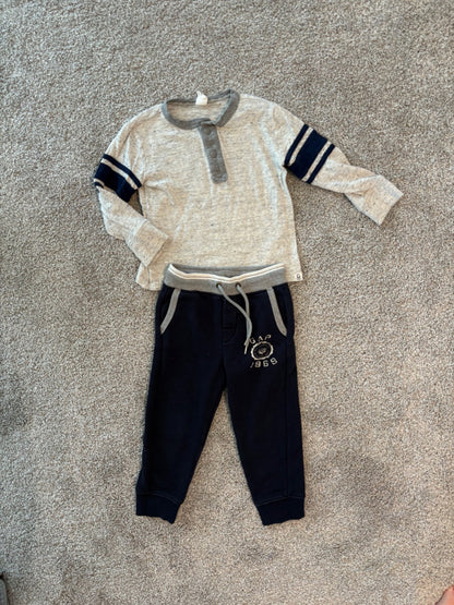 3T Baby Gap comfy sweat pant outfit - MSRP was $55+, Kids 3T