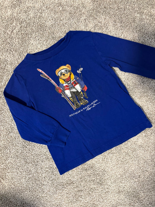 3T Polo Ralph Lauren Polo Bear Ski Long-Sleeve T-shirt - MSRP $50+ Perfect Condition!, Kids 3T